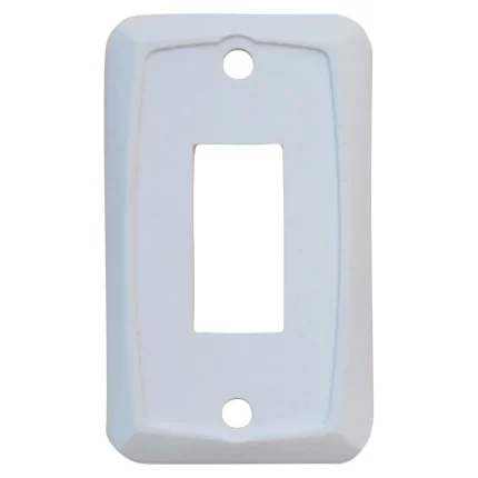 Face Plate Single White Single