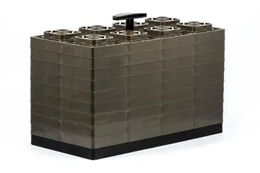 FasTen 4x2 Leveling Block For Dual Tires Brown (Pack of 10)