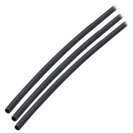 Adhesive Lined Heat Shrink Tubing (ALT) - 1/8" x 3" - 3-Pack - Black