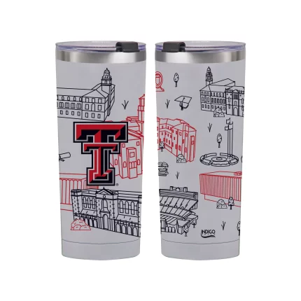 Texas Tech Red Raiders 24oz Campus Line Art Tumbler
