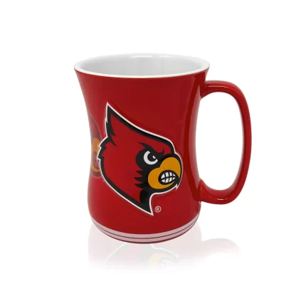 16oz Louisville Cardinals Sculpted Barista Mug