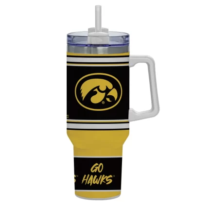 Iowa Hawkeyes 40oz Rocky Slogan Tumbler