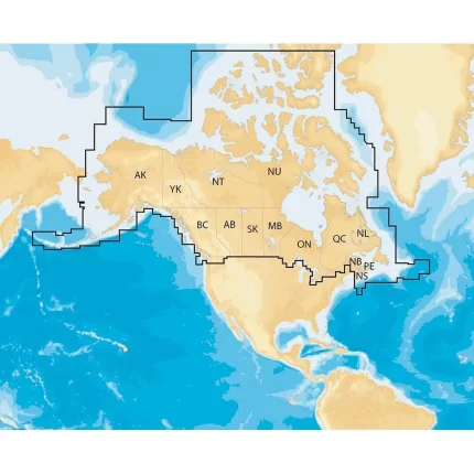 Navionics+ Regions - Canada & Alaska - Preloaded MSD Format