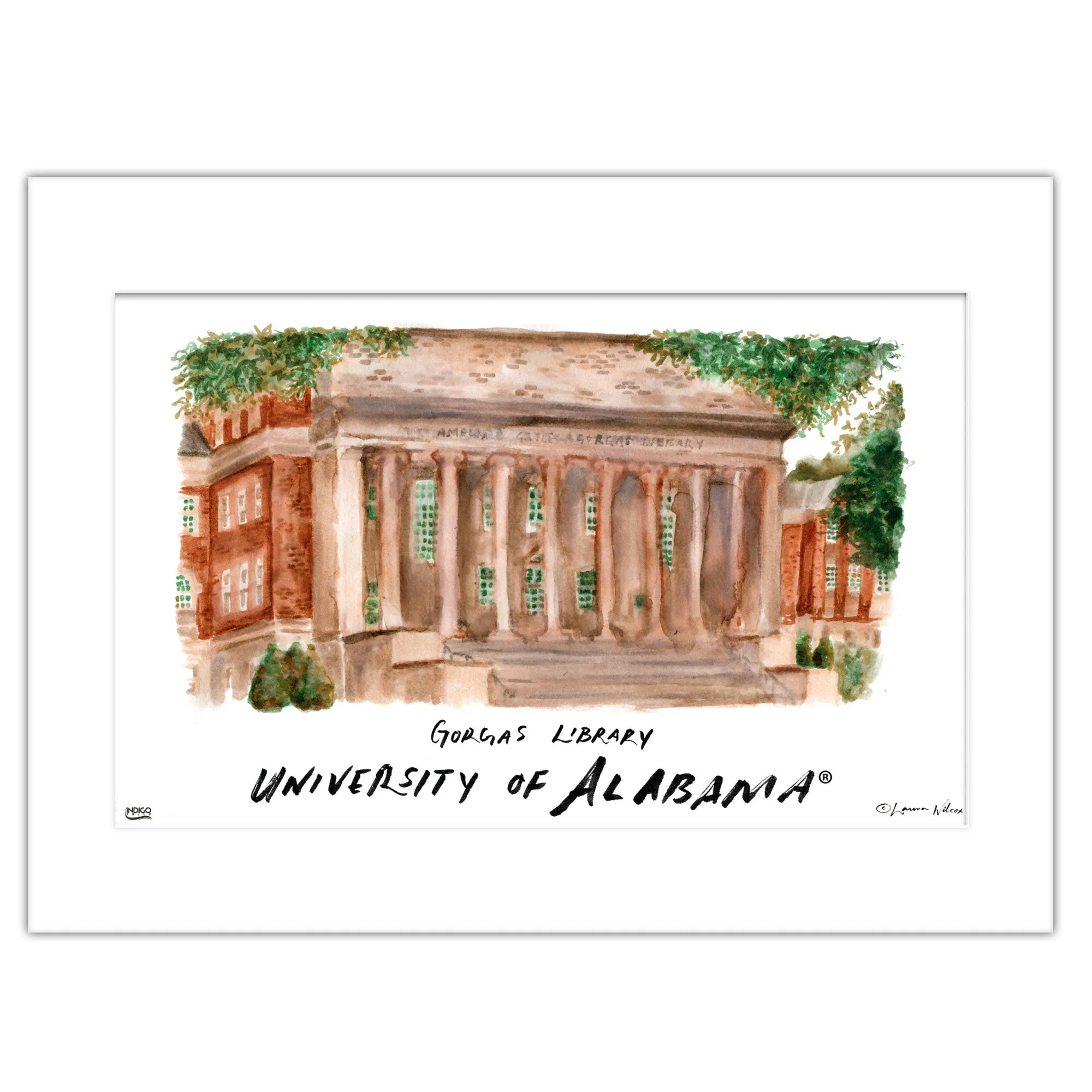 0fAlabama-Gorgas-Library-Matted-Watercolor-Wall-Art-11-x-14-by-Laura-Wilcox