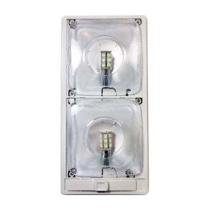 Double LED Economy Lite Bright White Optical Lens