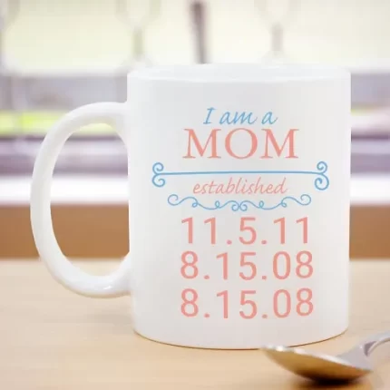 Established Mug for Her - Personalized Name & Year Mug for Women