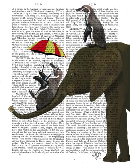 Elephant and Penguins, Book Print, Art Print, Wall Art