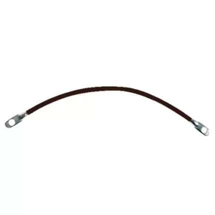 Cable Battery Stainless Steel 2 Ga 49" Black Bulk