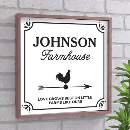 Love Grows Best Weather Vane Wall Decor - Rustic Farmhouse Style