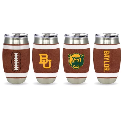Set of 4 15oz Baylor Bears Football Tumbler