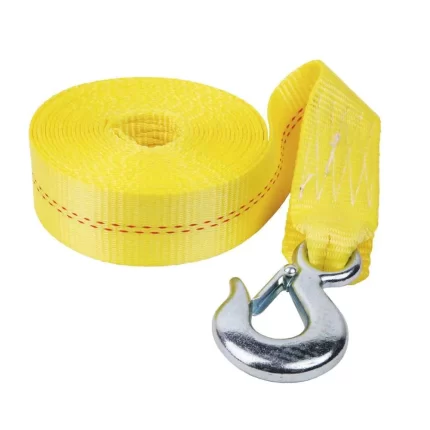 2" x 20' Heavy Duty Winch Strap and Hook - 4,000 lbs. Max Load