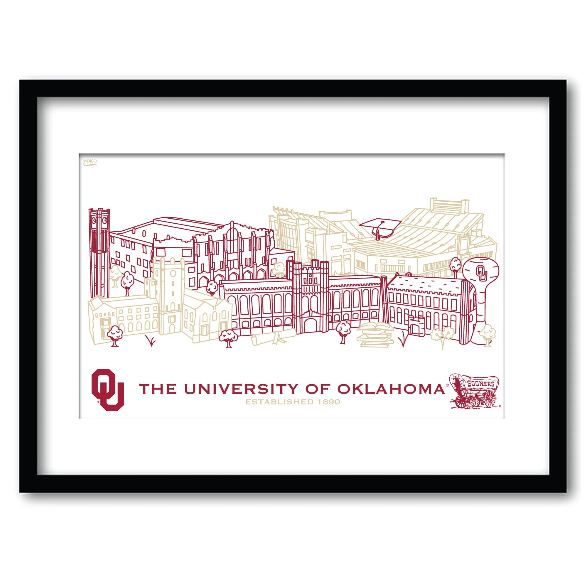 0pOklahoma-Sooners-Framed-Campus-Line-Wall-Art-11-x-14-