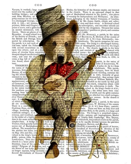 Banjo Bear, Book Print, Art Print, Wall Art