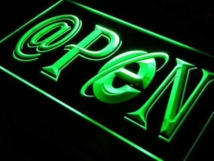 Internet Wifi Open LED Light Sign