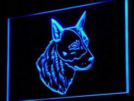 Australian Cattle Dog LED Light Sign