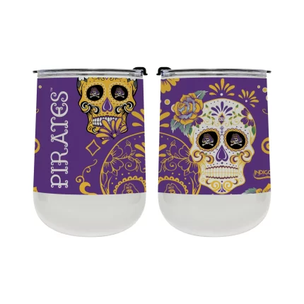 ECU Dia de los Muertos 18oz tumbler