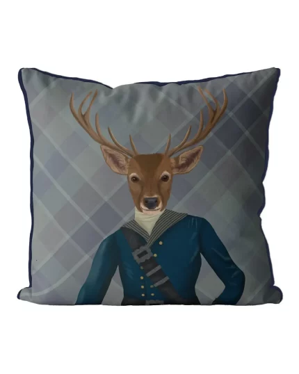 Laird Tom O'Shunter Scottish Stag Deer Tartan, Cushion / Throw Pillow