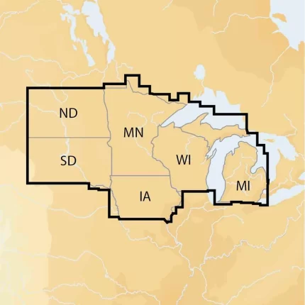 Navionics+ Regions - North - Preloaded MSD Format