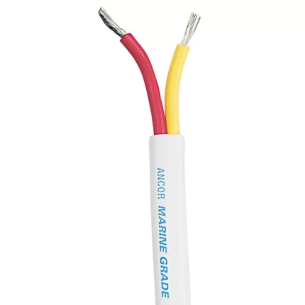 Safety Duplex Cable - 14/2 AWG - Red/Yellow - Flat - 25'
