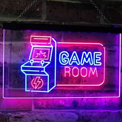 Arcade Game Room LED Light Sign