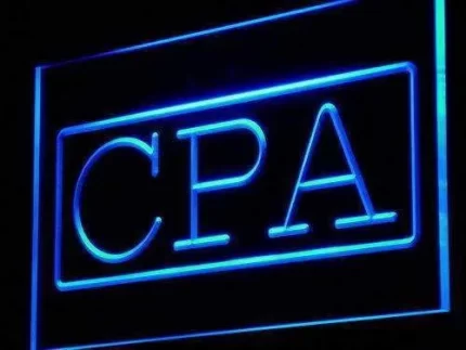 Certified Public Accountant CPA LED Light Sign
