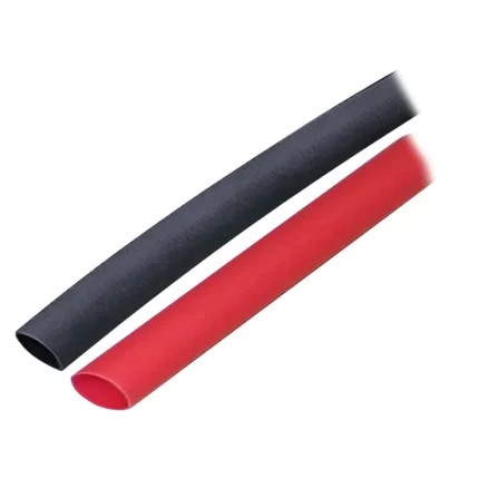 Adhesive Lined Heat Shrink Tubing (ALT) - 3/8" x 3" - 2-Pack - Black/Red