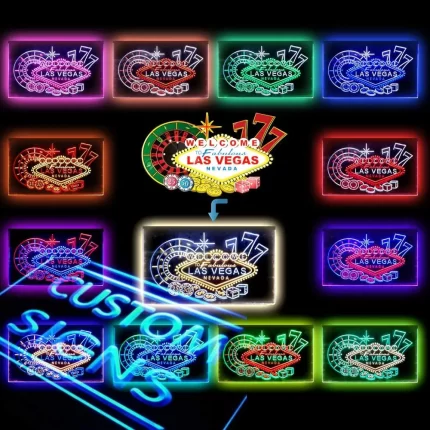 Custom Dual Color LED Light Sign