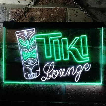 Bar Tiki Lounge LED Light Sign