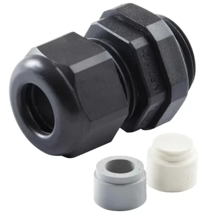 Marine Grade Electrical Wire Seal - Round Cable, 10 to 2-AWG, 1/2" NPT