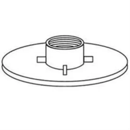 1/2" FPT Raised Spin-In Fitting