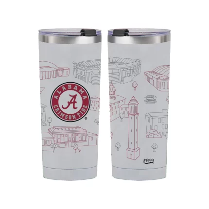 Alabama Crimson Tide 24oz Campus Line Art Tumbler