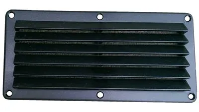 Heng's DV510B Wall Vent Used To Conceal Minor RV Dent 10" Black