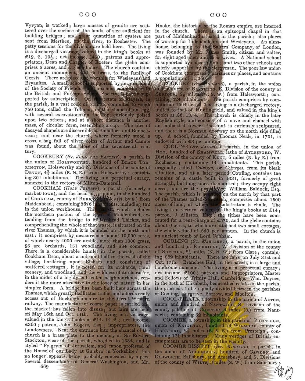 1dDonkey-Yellow-Flower-Book-Print-Art-Print-Wall-Art