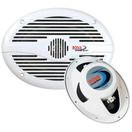 MR690 6" x 9" Oval Marine Speakers - (Pair) White