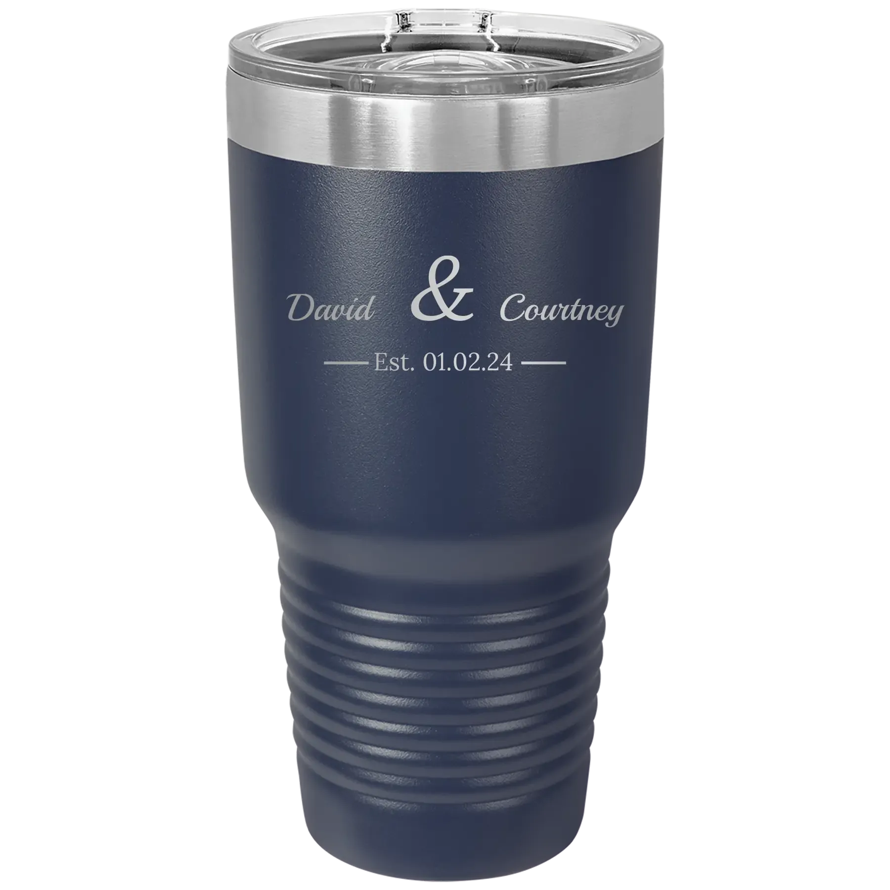 1ePersonalized-2-Lines-Name-Anniversary-30-oz-Tumbler-Navy