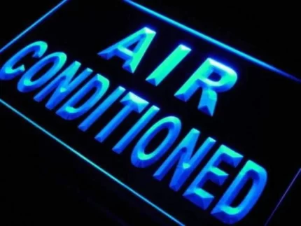 Air Conditioned Building LED Light Sign