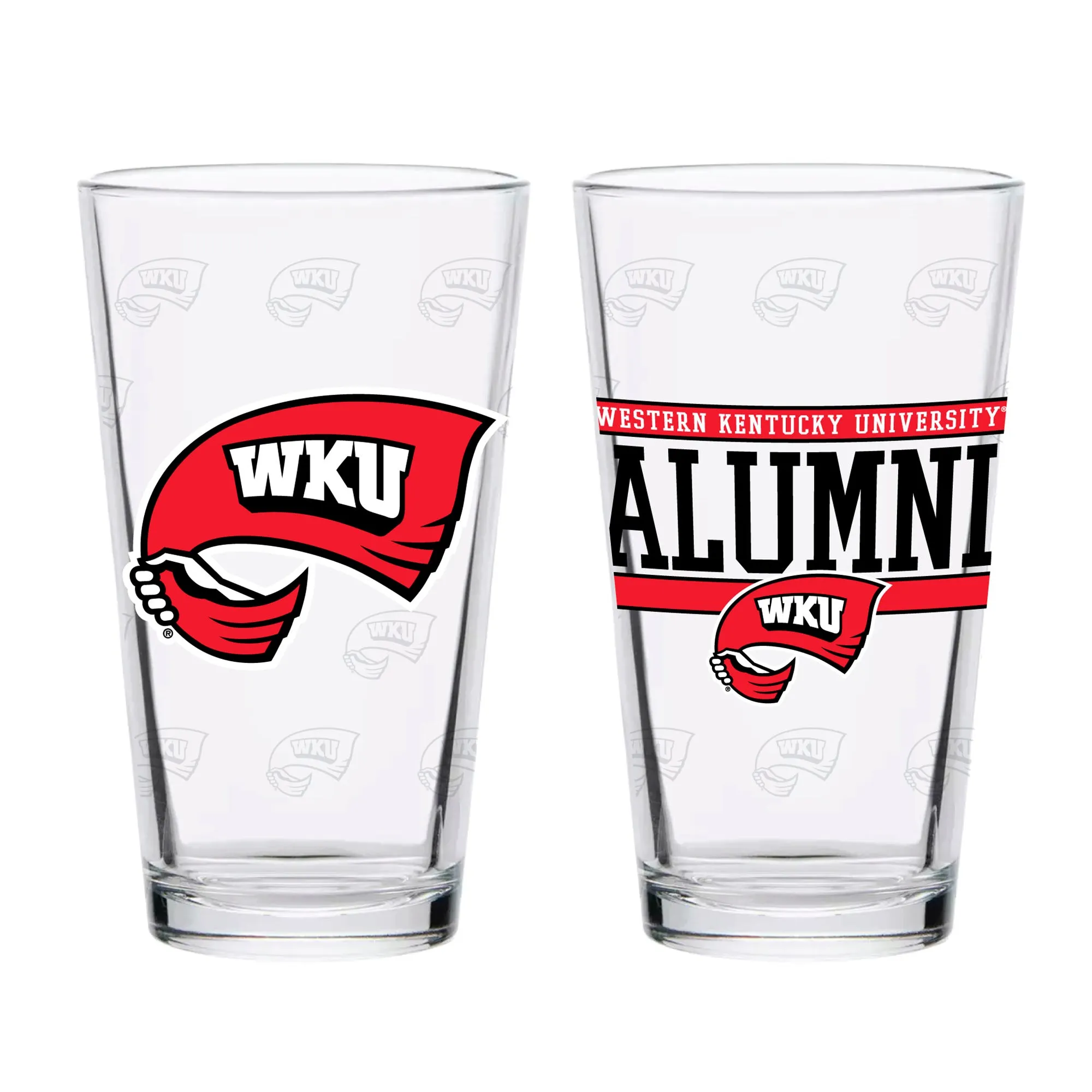 1iSet-of-2-Western-Kentucky-Hilltoppers-16oz-Alumni-Pints