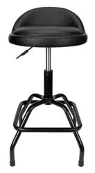 Performance Tool W85011 14" Diameter Synthetic Leather Foam Padded Swivel Stool