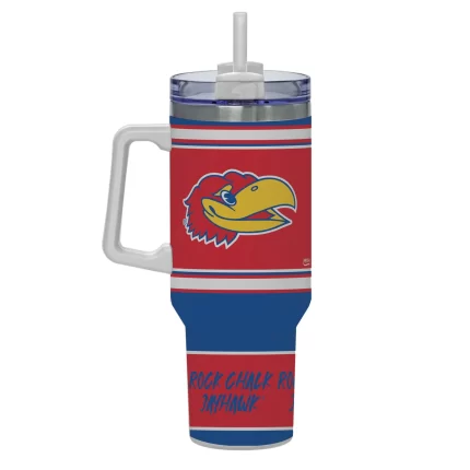 Kansas Jayhawks 40oz Rocky Slogan Tumbler