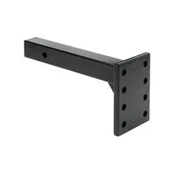 Pintle Hook Receiver Mount 11-3/8" L 12 000 Black