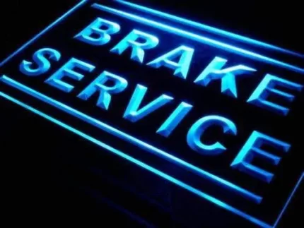 Auto Repair Shop Brake Service LED Light Sign