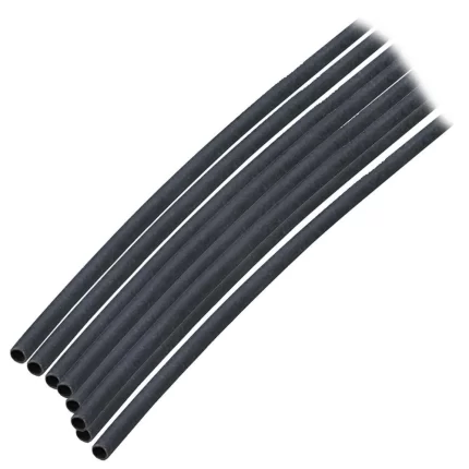 Adhesive Lined Heat Shrink Tubing (ALT) - 1/8" x 6" - 10-Pack - Black