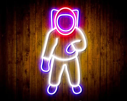 Astronaut Kid Room Flex Silicone LED Sign (Neon-Style, LED Technology)