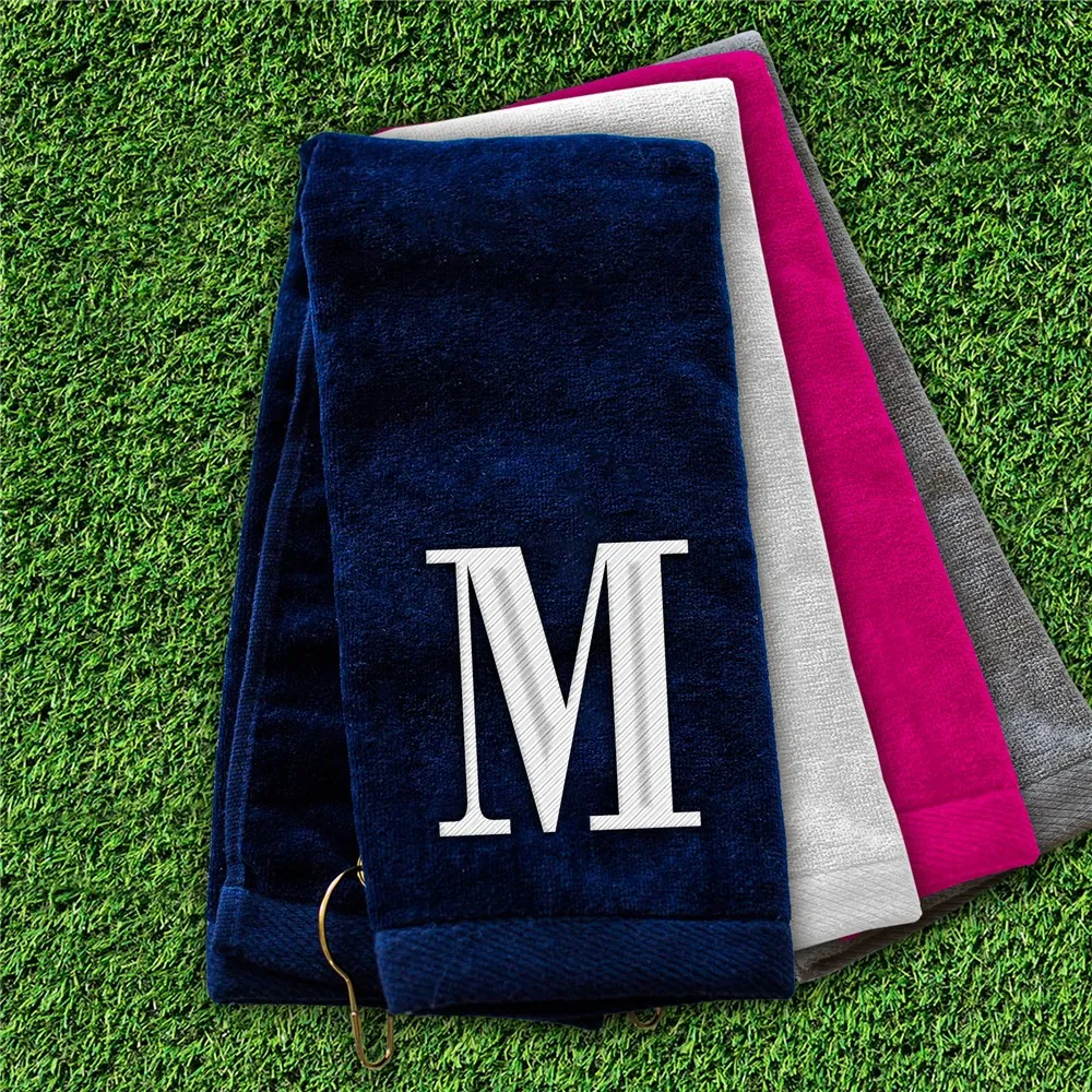 1oEmbroidered-Initial-Golf-Towel-Personalized-Monogram-Gift