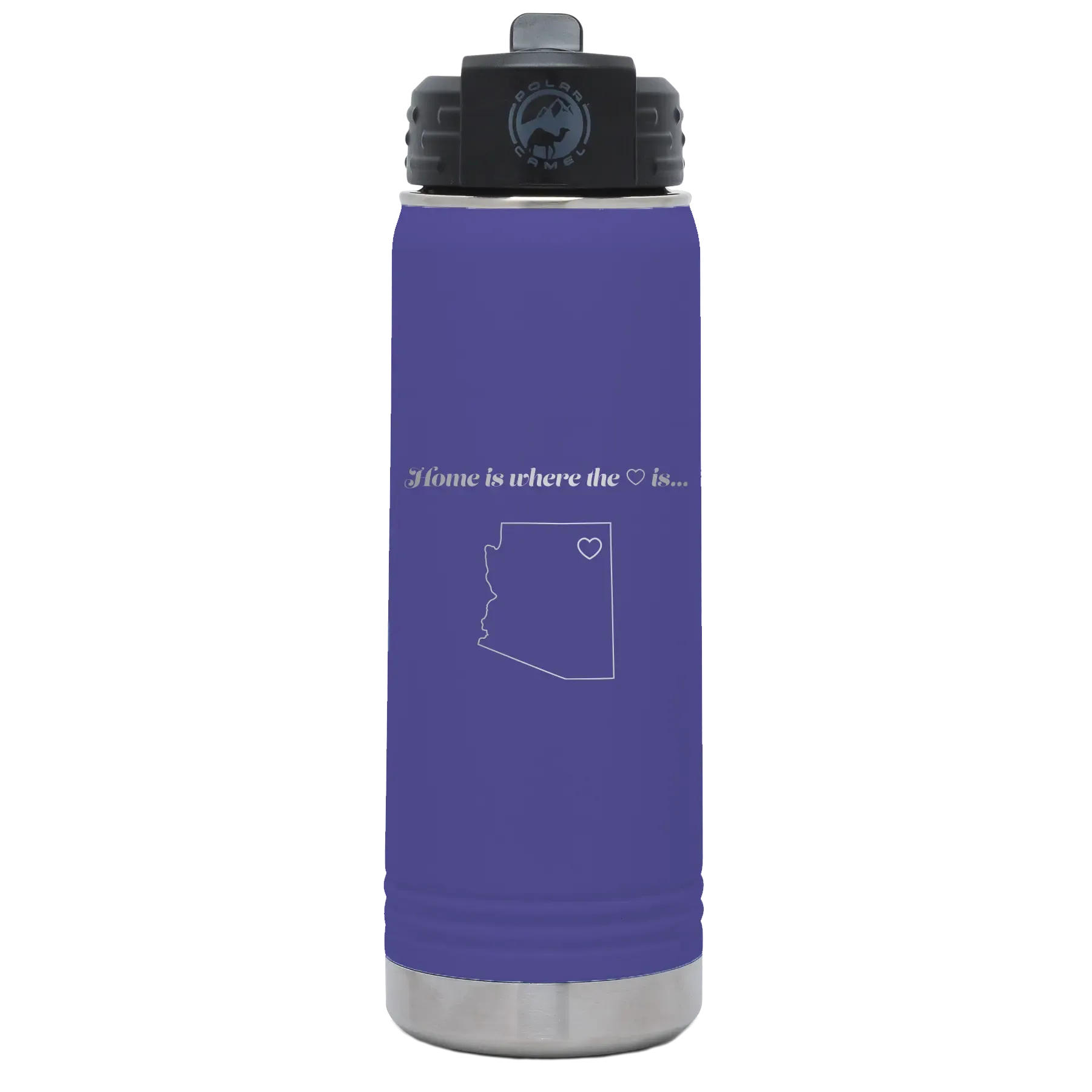 1pPersonalized-Arizona-Heart-20-oz-Water-Bottle-Purple