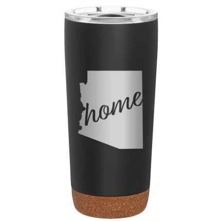 Personalized Arizona Home 20 oz Tumbler - Black