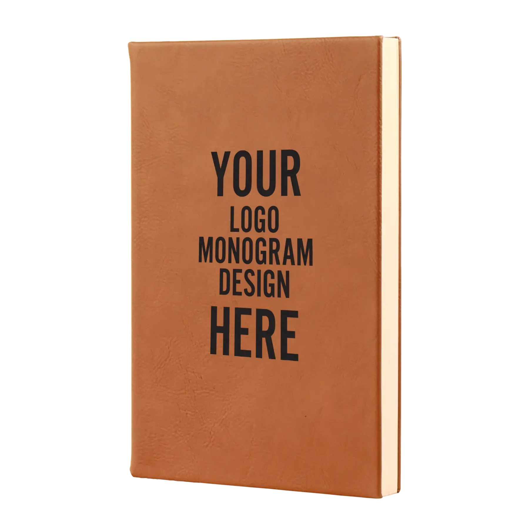 1pPersonalized-Leatherette-Sketch-Book-525-x-825-Blank-Pages-Rawhide