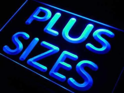 1qClothing-Plus-Sizes-LED-Light-Sign
