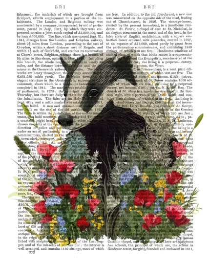 Floralessence Badger 2, Book Print, Art Print, Wall Art
