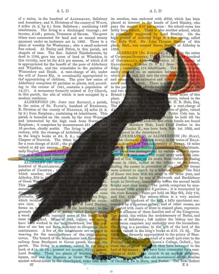 Puffin Puddle, Book Print, Art Print, Wall Art